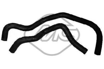 Hose, heat exchanger (heating) Metalcaucho 09442