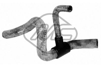 Hose, heat exchanger (heating) Metalcaucho 09449