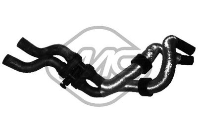 Hose, heat exchanger (heating) Metalcaucho 09480