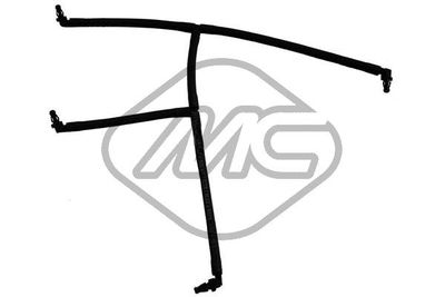 Hose, fuel overflow Metalcaucho 33026