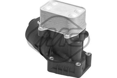 Oil Cooler, engine oil Metalcaucho 38931