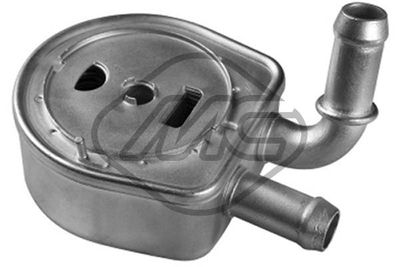 Oil Cooler, engine oil Metalcaucho 39036