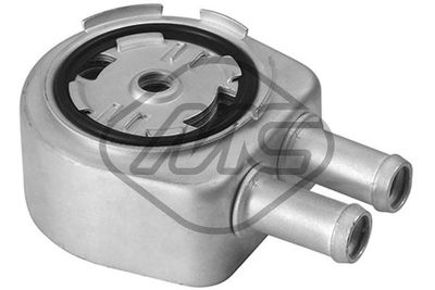 Oil Cooler, engine oil Metalcaucho 39039