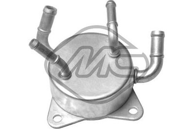 Oil Cooler, engine oil Metalcaucho 39483