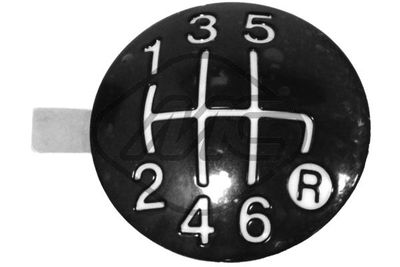 Gear Shift Lever Knob Metalcaucho 65050