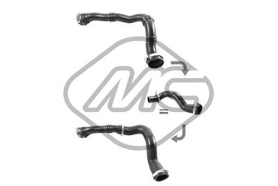Charge Air Hose Metalcaucho 97625