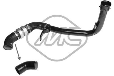 Charge Air Hose Metalcaucho 99139