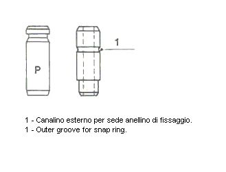 METELLI 01-2058 Valve Guide
