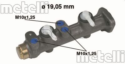 Brake Master Cylinder METELLI 05-0021