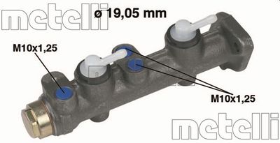 Brake Master Cylinder METELLI 05-0063