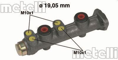Brake Master Cylinder METELLI 05-0150