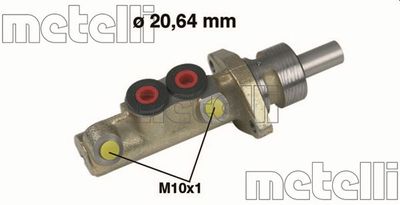 Brake Master Cylinder METELLI 05-0156