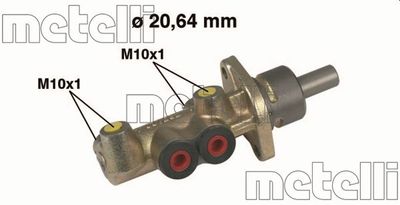 Brake Master Cylinder METELLI 05-0221
