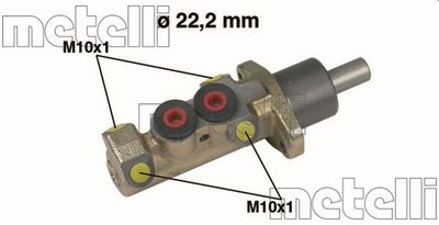 Brake Master Cylinder METELLI 05-0228