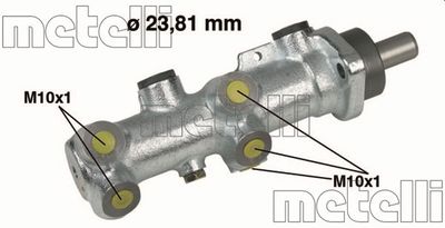 Brake Master Cylinder METELLI 05-0240