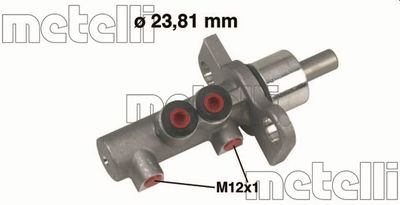 Brake Master Cylinder METELLI 05-0260