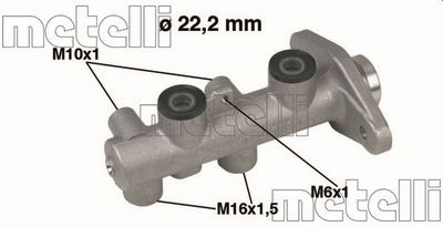 Brake Master Cylinder METELLI 05-0345