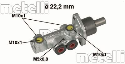 Brake Master Cylinder METELLI 05-0353