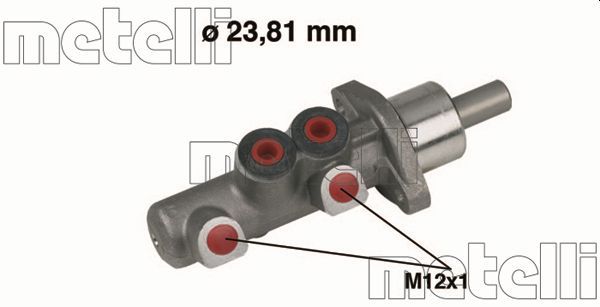 METELLI 05-0367 Brake Master Cylinder