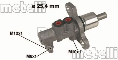 Brake Master Cylinder METELLI 05-0368