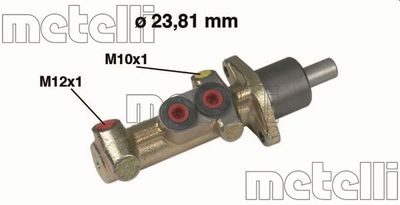 Brake Master Cylinder METELLI 05-0386