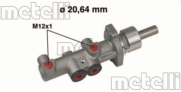 METELLI 05-0404 Brake Master Cylinder