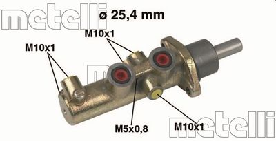 Brake Master Cylinder METELLI 05-0446