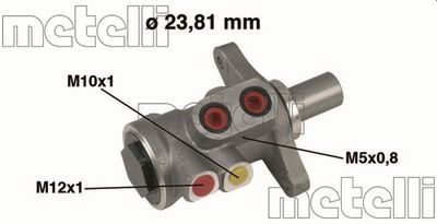 Brake Master Cylinder METELLI 05-0448