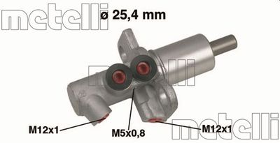 Brake Master Cylinder METELLI 05-0458