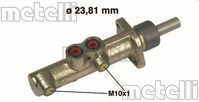 Brake Master Cylinder METELLI 05-0468