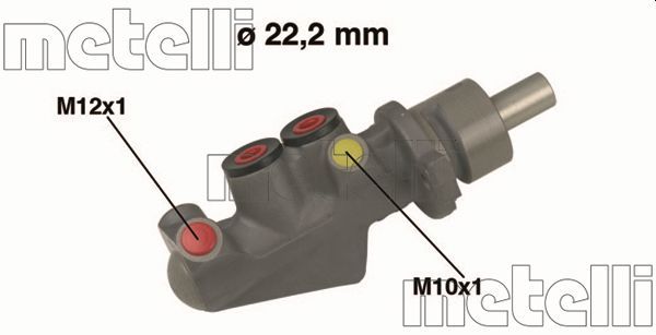METELLI 05-0478 Brake Master Cylinder