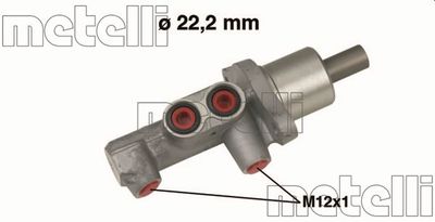 Brake Master Cylinder METELLI 05-0484