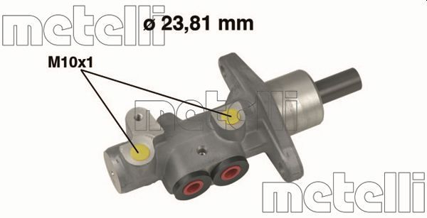 METELLI 05-0490 Brake Master Cylinder