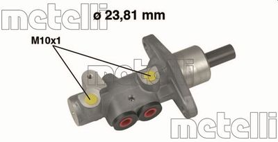 Brake Master Cylinder METELLI 05-0490