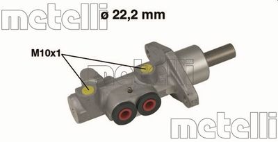 Brake Master Cylinder METELLI 05-0492