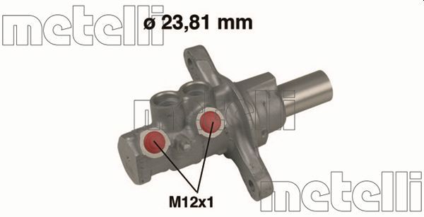 METELLI 05-0522 Brake Master Cylinder