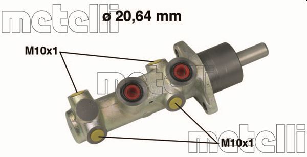METELLI 05-0525 Brake Master Cylinder