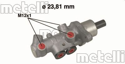 Brake Master Cylinder METELLI 05-0536