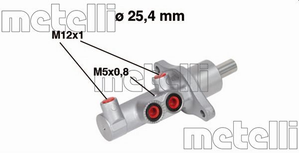 METELLI 05-0543 Brake Master Cylinder