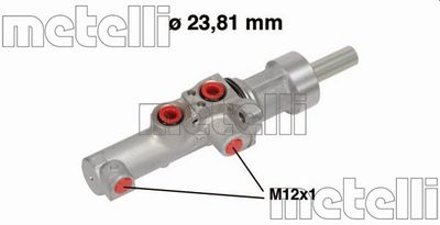 Brake Master Cylinder METELLI 05-0550