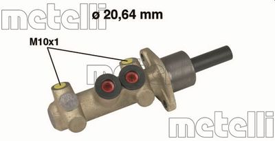 Brake Master Cylinder METELLI 05-0560