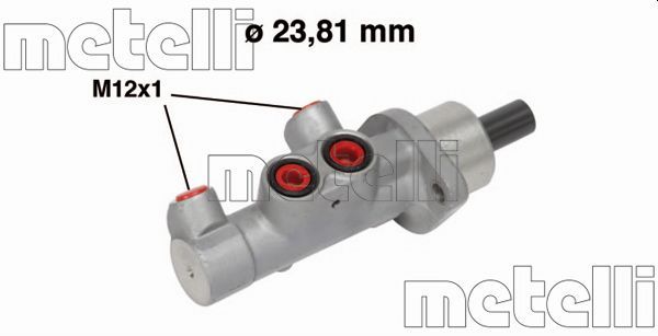 METELLI 05-0587 Brake Master Cylinder