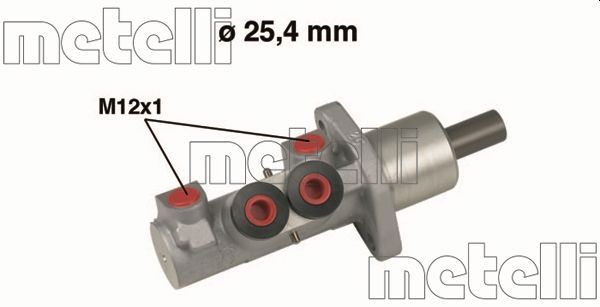 METELLI 05-0606 Brake Master Cylinder
