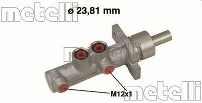 Brake Master Cylinder METELLI 05-0633