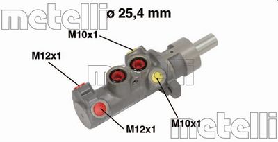Brake Master Cylinder METELLI 05-0641