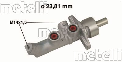 Brake Master Cylinder METELLI 05-0648