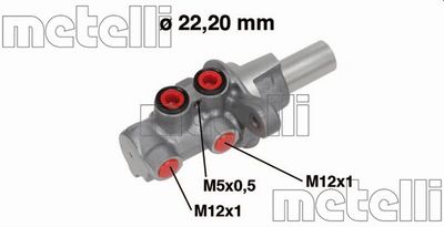 Brake Master Cylinder METELLI 05-0686