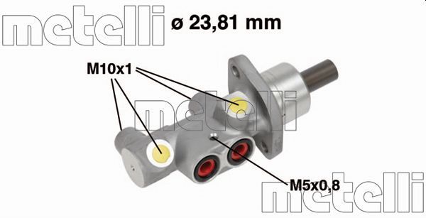 METELLI 05-0704 Brake Master Cylinder