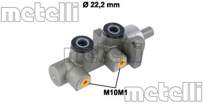 Brake Master Cylinder METELLI 05-0722