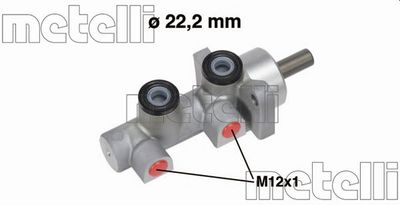 Brake Master Cylinder METELLI 05-0723